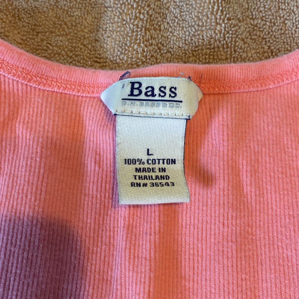 Set of 2 Bass Ribbed Tank Tops size L - Picture 5 of 7